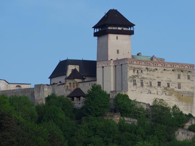 die Burg Trenčín war Sitz des Separatistenkönigs Matúš Čák